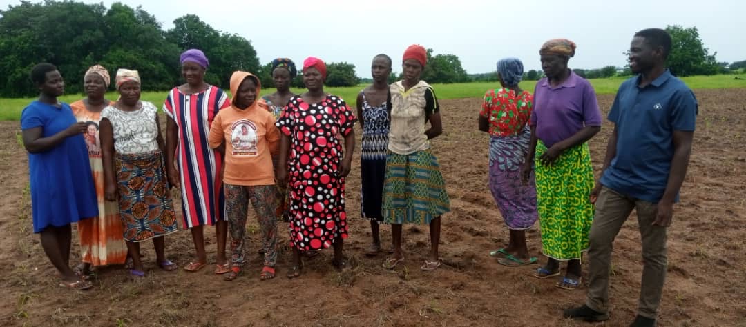 Rural community group supported by SSEED Ghana