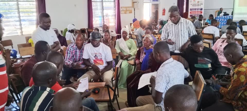SSEED Ghana training session with community participants